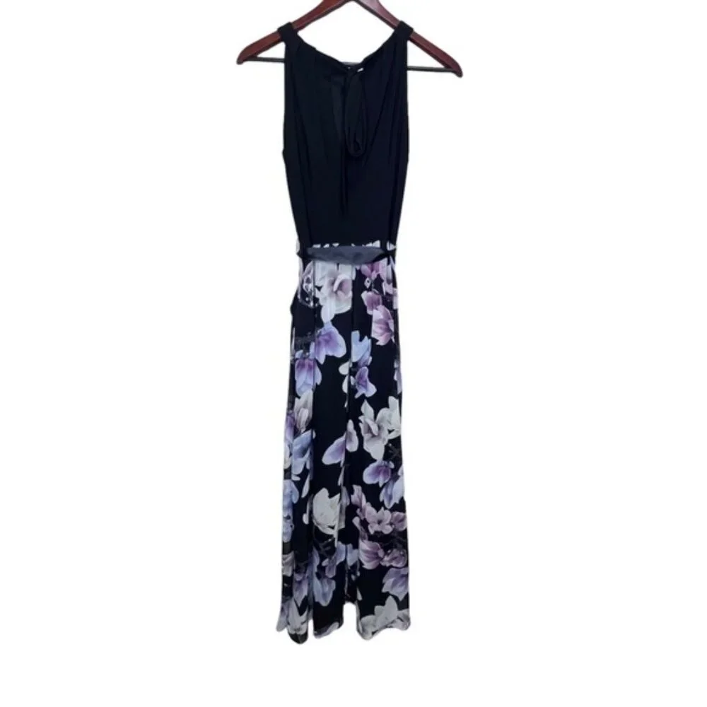 SLNY Maxi Floral Dress Size 6 - Picture 5 of 11